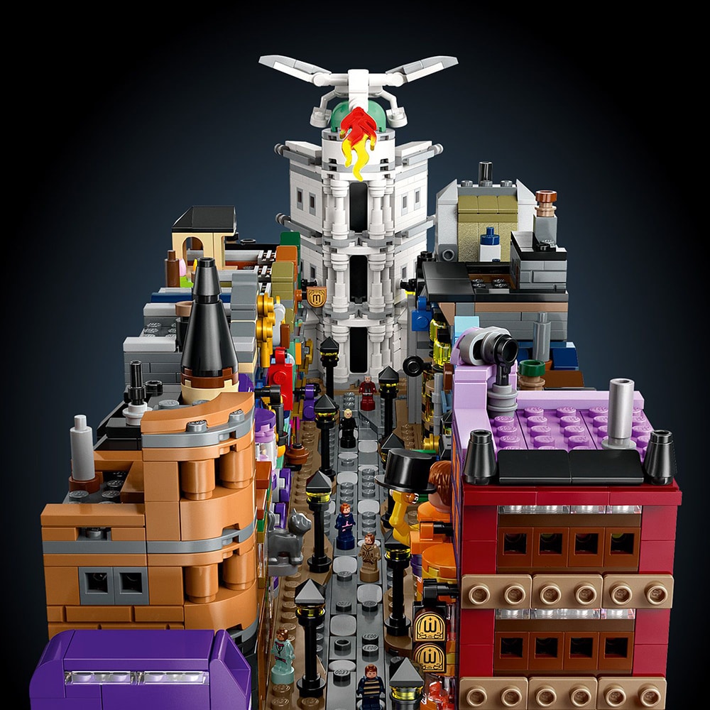 LEGO Harry Potter: Magazine vrajitoresti pe Aleea Diagon 76444, 18 ani+, 2750 piese