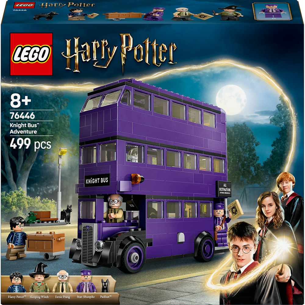 LEGO Harry Potter: Aventura cu Knight Bus 76446, 7 ani+, 499 piese