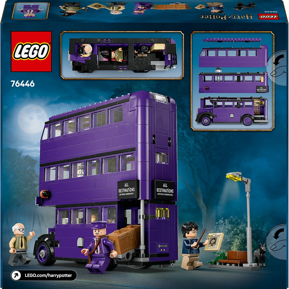 LEGO Harry Potter: Aventura cu Knight Bus 76446, 7 ani+, 499 piese