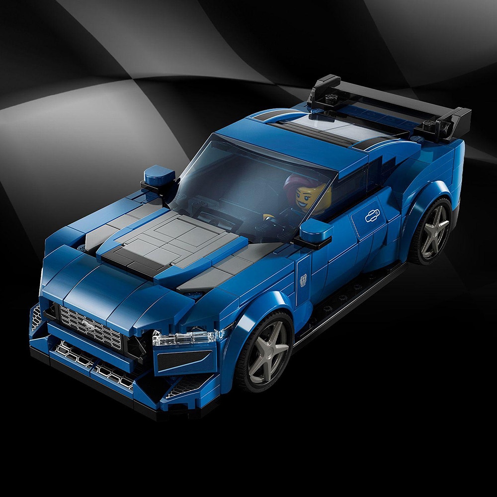 LEGO Speed Champions: Masina sport Ford Mustang Dark Horse 76920, 9 ani+, 344 piese