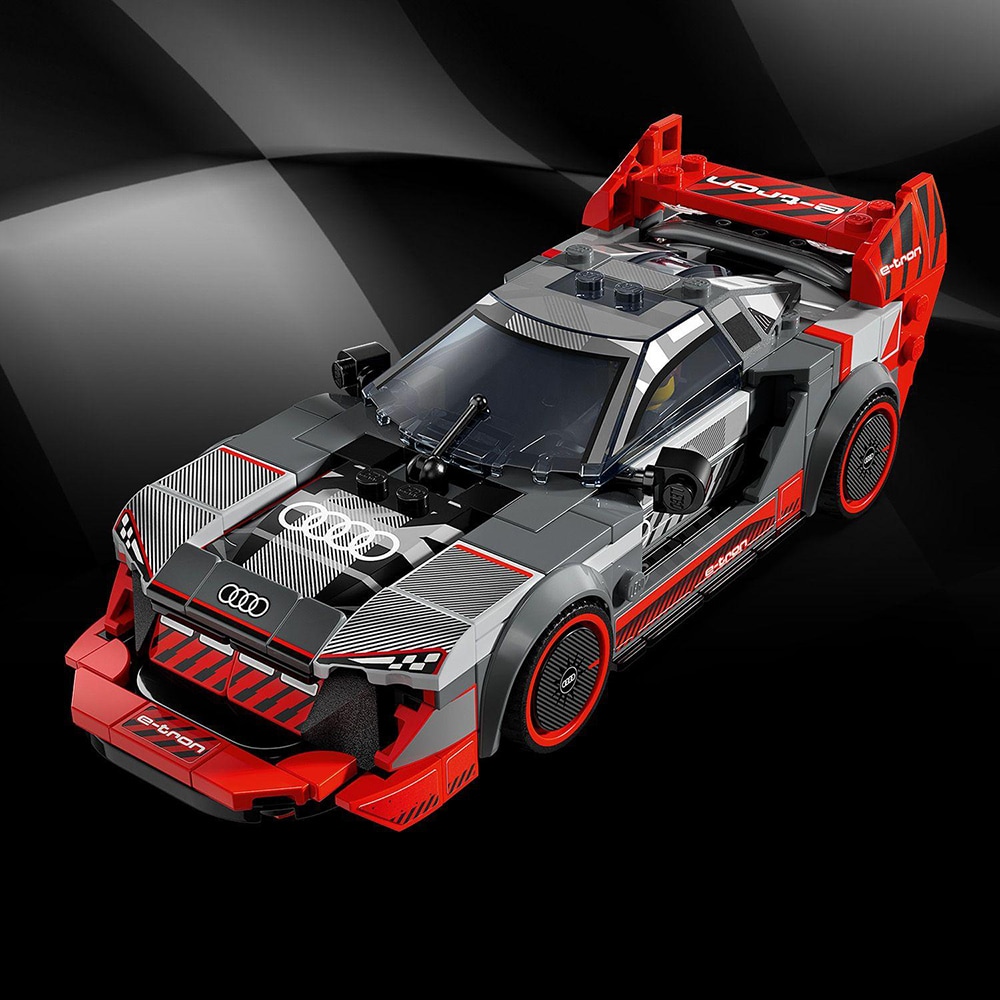 LEGO Speed Champions: Masina de curse Audi S1 e-tron quattro 76921, 9 ani+, 274 piese