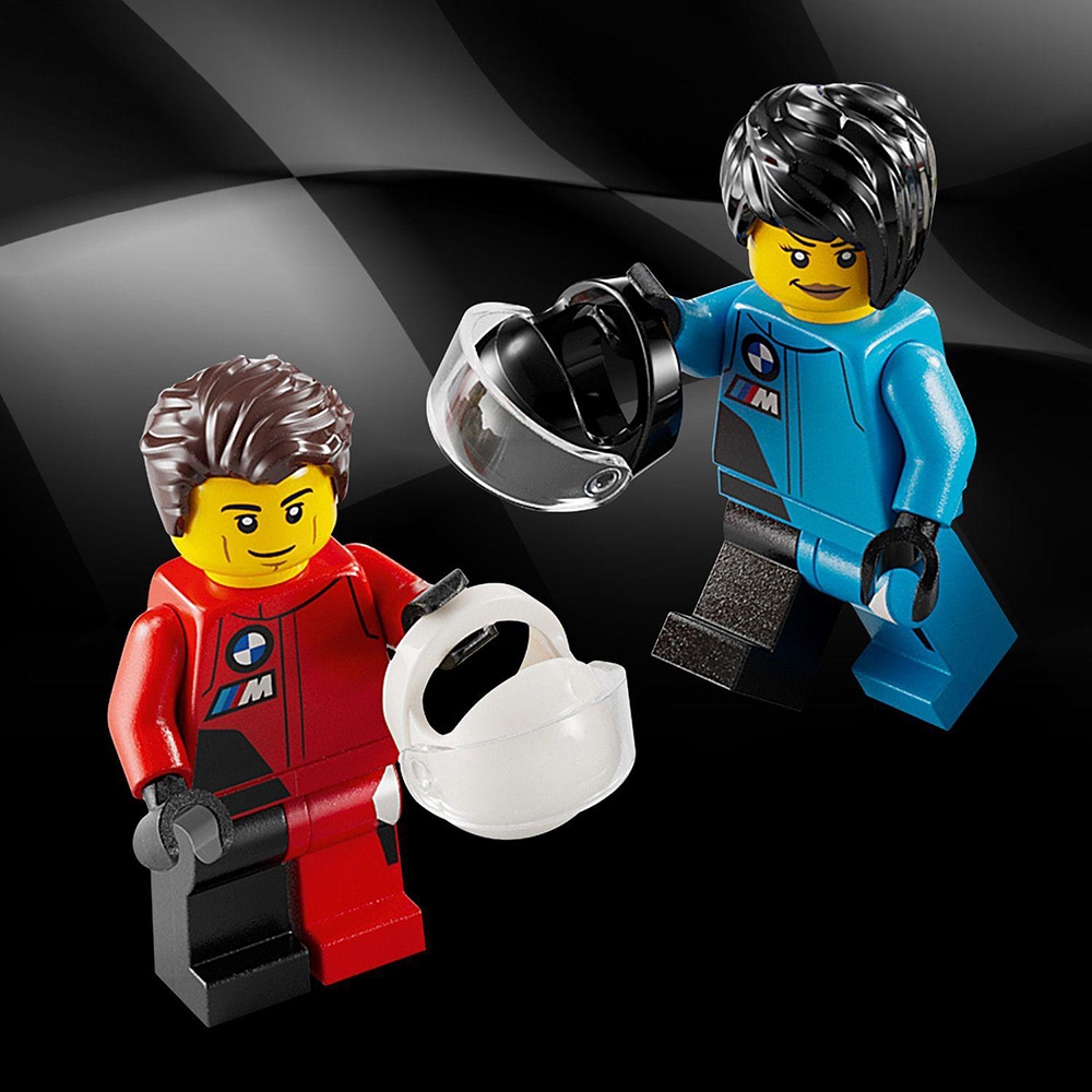 LEGO Speed Champions: Masini de curse BMW M4 GT3 si BMW M Hybrid V8 76922, 9 ani+, 676 piese