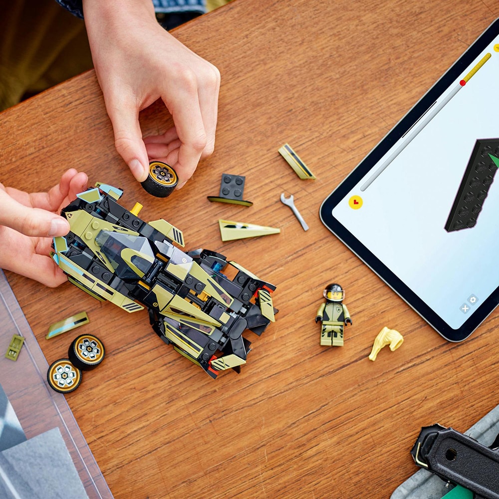 LEGO Speed Champions: Supermasina Lamborghini Lambo V12 Vision GT 76923, 10 ani+, 230 piese