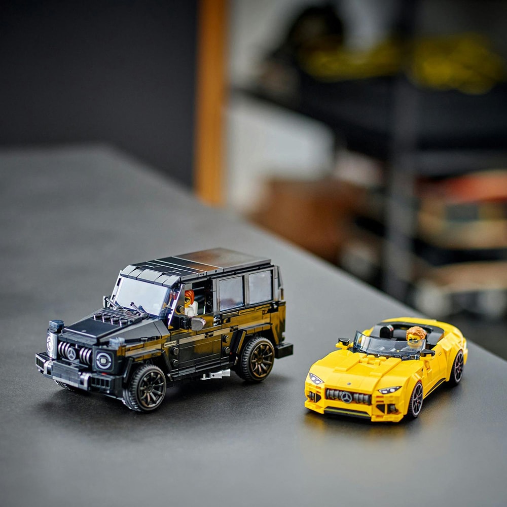 LEGO Speed Champions: Mercedes-AMG G 63 si Mercedes-AMG SL 63 76924, 10 ani+, 808 piese