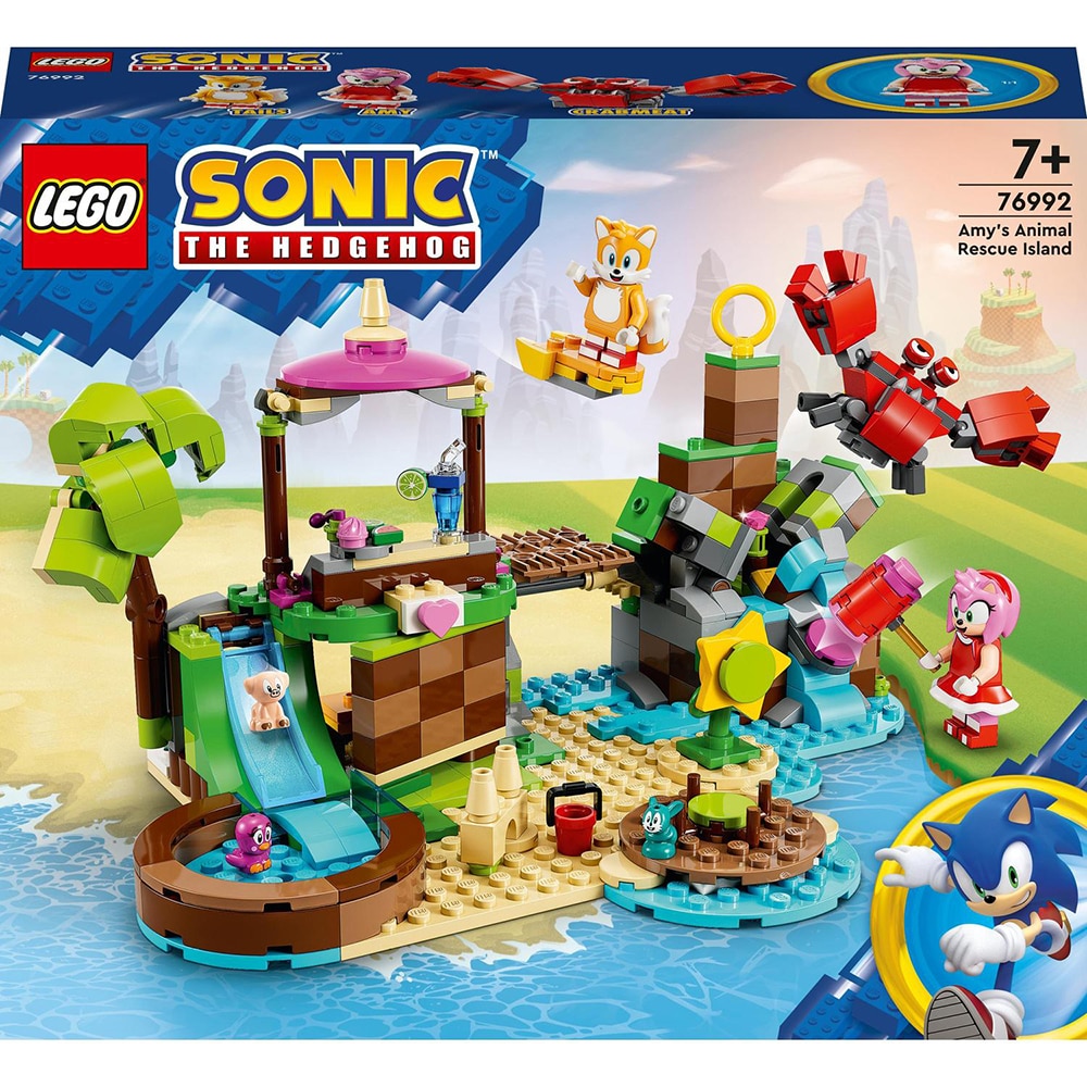 LEGO Sonic: Insula lui Amy pentru salvarea animalelor 76992, 7 ani+, 388 piese