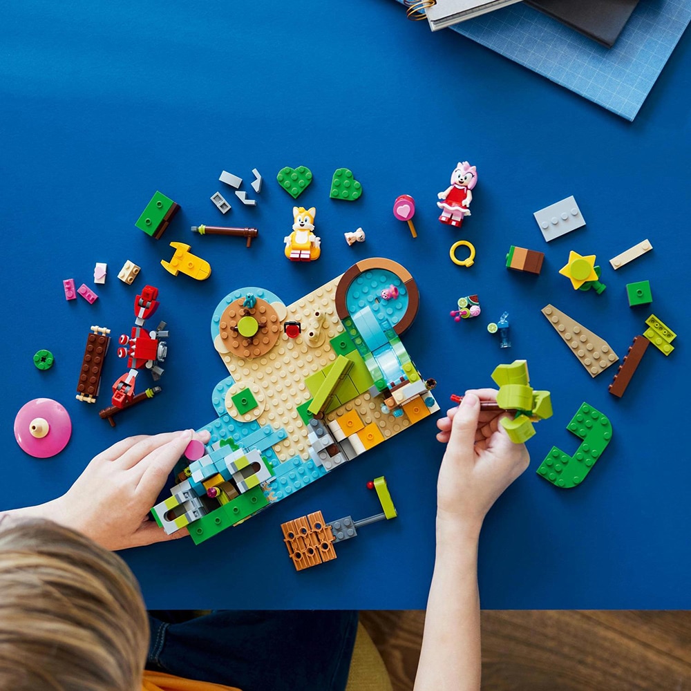LEGO Sonic: Insula lui Amy pentru salvarea animalelor 76992, 7 ani+, 388 piese