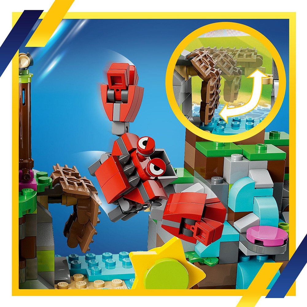 LEGO Sonic: Insula lui Amy pentru salvarea animalelor 76992, 7 ani+, 388 piese