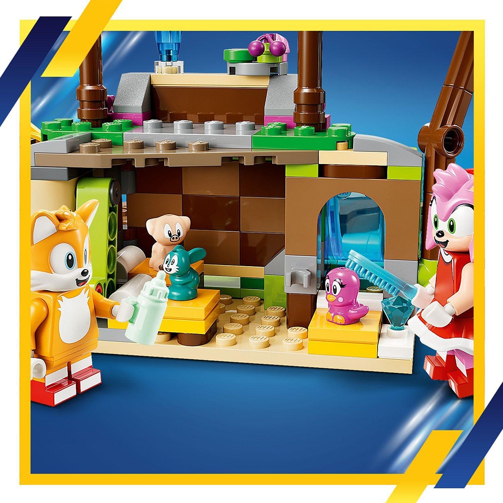 LEGO Sonic: Insula lui Amy pentru salvarea animalelor 76992, 7 ani+, 388 piese