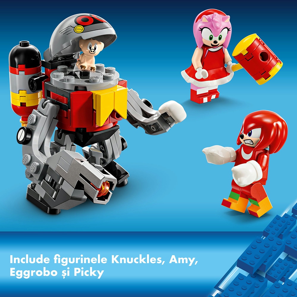 LEGO Sonic The Hedgehog: Knuckles si Altarul Master Emerald 76998, 8 ani+, 325 piese