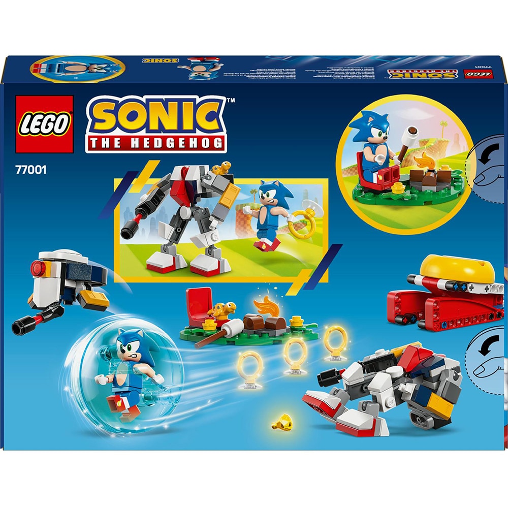 LEGO Sonic The Hedgehog: Infruntare la focul de tabara al lui Sonic 77001, 7 ani+, 177 piese