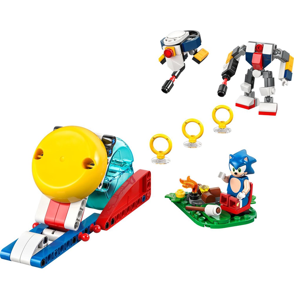 LEGO Sonic The Hedgehog: Infruntare la focul de tabara al lui Sonic 77001, 7 ani+, 177 piese