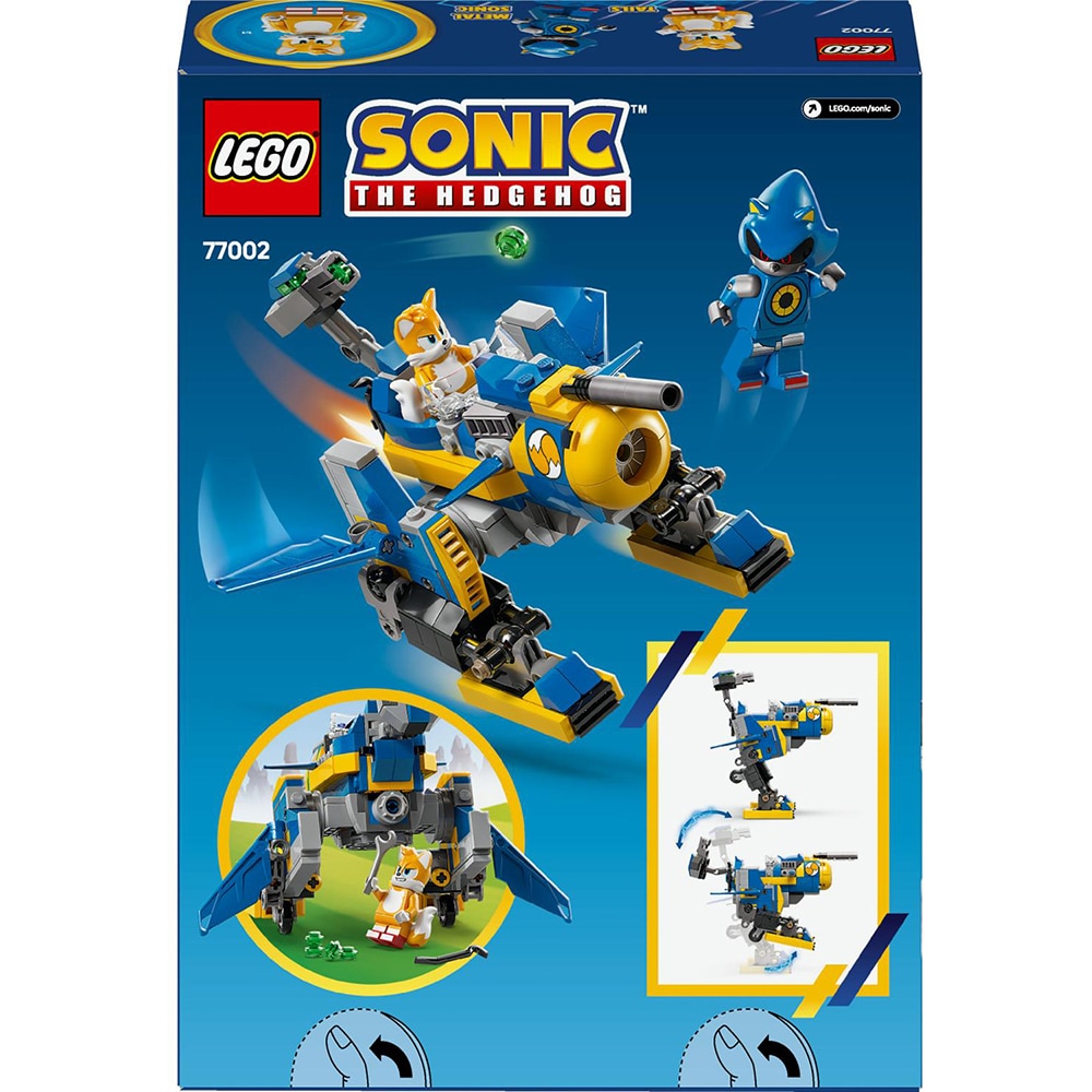 LEGO Sonic The Hedgehog: Cyclone vs. Metal Sonic 77002, 8 ani+, 290 piese