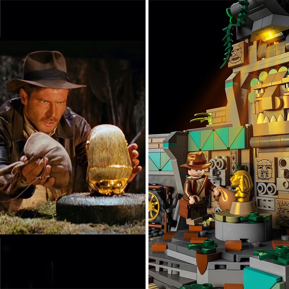 LEGO Indiana Jones: Templul Idolului de aur 77015, 18 ani+, 1545 piese