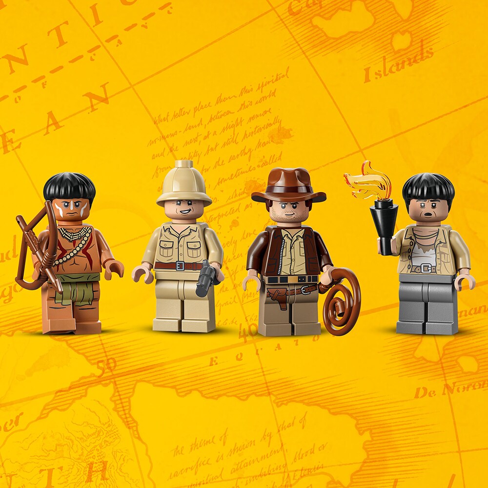LEGO Indiana Jones: Templul Idolului de aur 77015, 18 ani+, 1545 piese