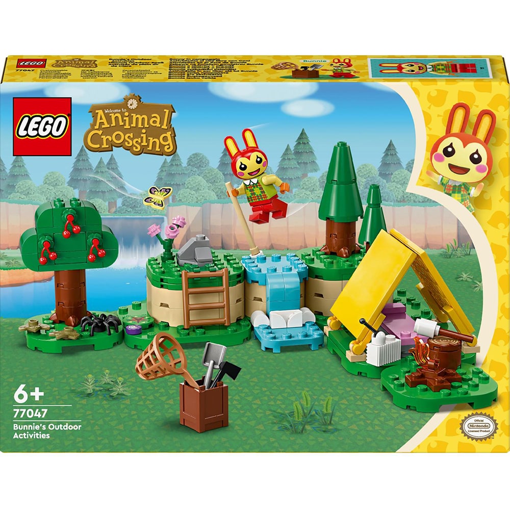LEGO Animal Crossing: Activitatile in aer liber ale lui Bunnie 77047, 6 ani+, 164 piese