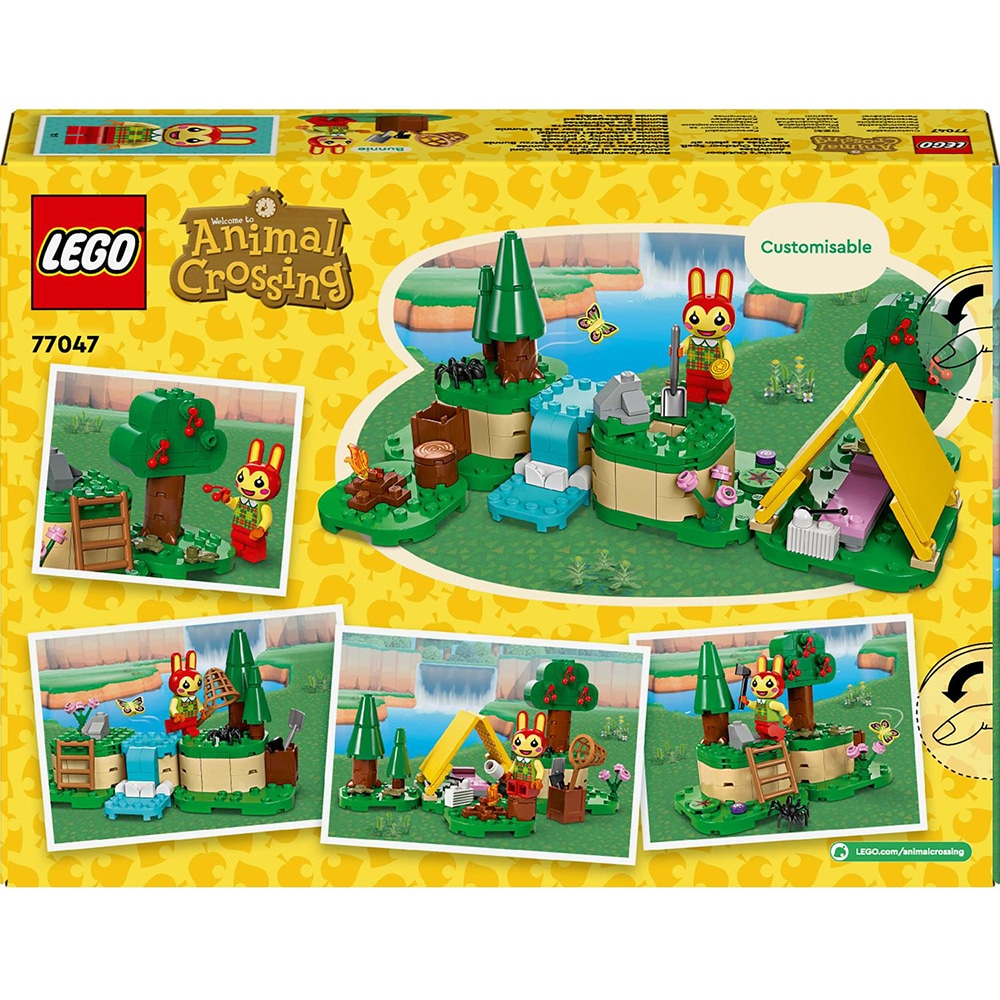 LEGO Animal Crossing: Activitatile in aer liber ale lui Bunnie 77047, 6 ani+, 164 piese