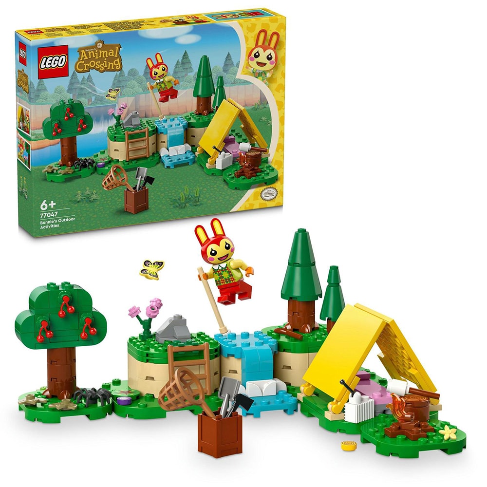 LEGO Animal Crossing: Activitatile in aer liber ale lui Bunnie 77047, 6 ani+, 164 piese
