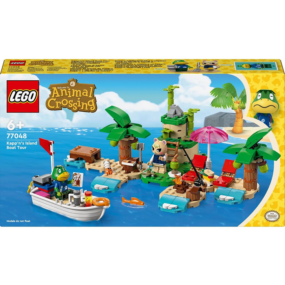 LEGO Animal Crossing: Turul de insula in barca al lui Kappn 77048, 6 ani+, 233 piese