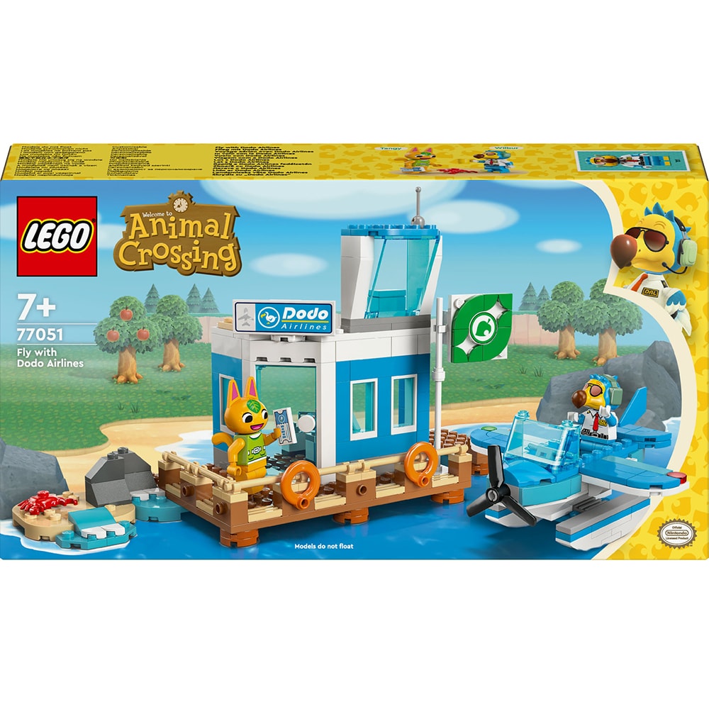 LEGO Animal Crossing: Zboara cu Dodo Airlines 77051, 7 ani+, 292 piese