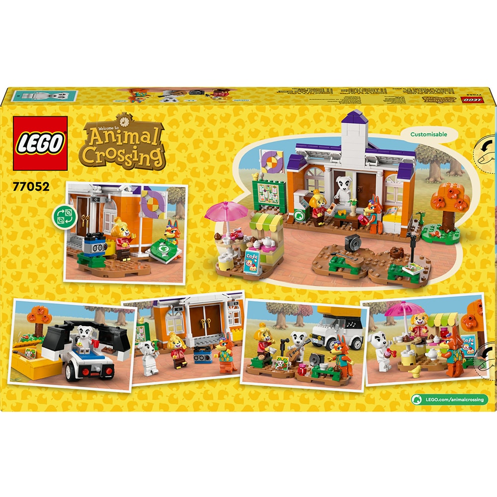 LEGO Animal Crossing: Concertul lui K.K. la Plaza 77052, 7 ani+, 550 piese