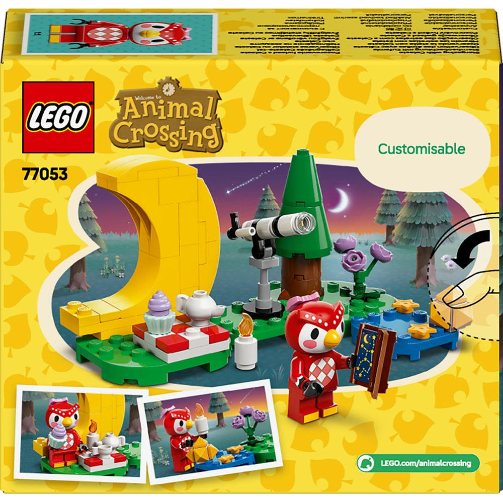 LEGO Animal Crossing: Crossing Observarea stelelor cu Celeste 77053, 6 ani+, 78 piese