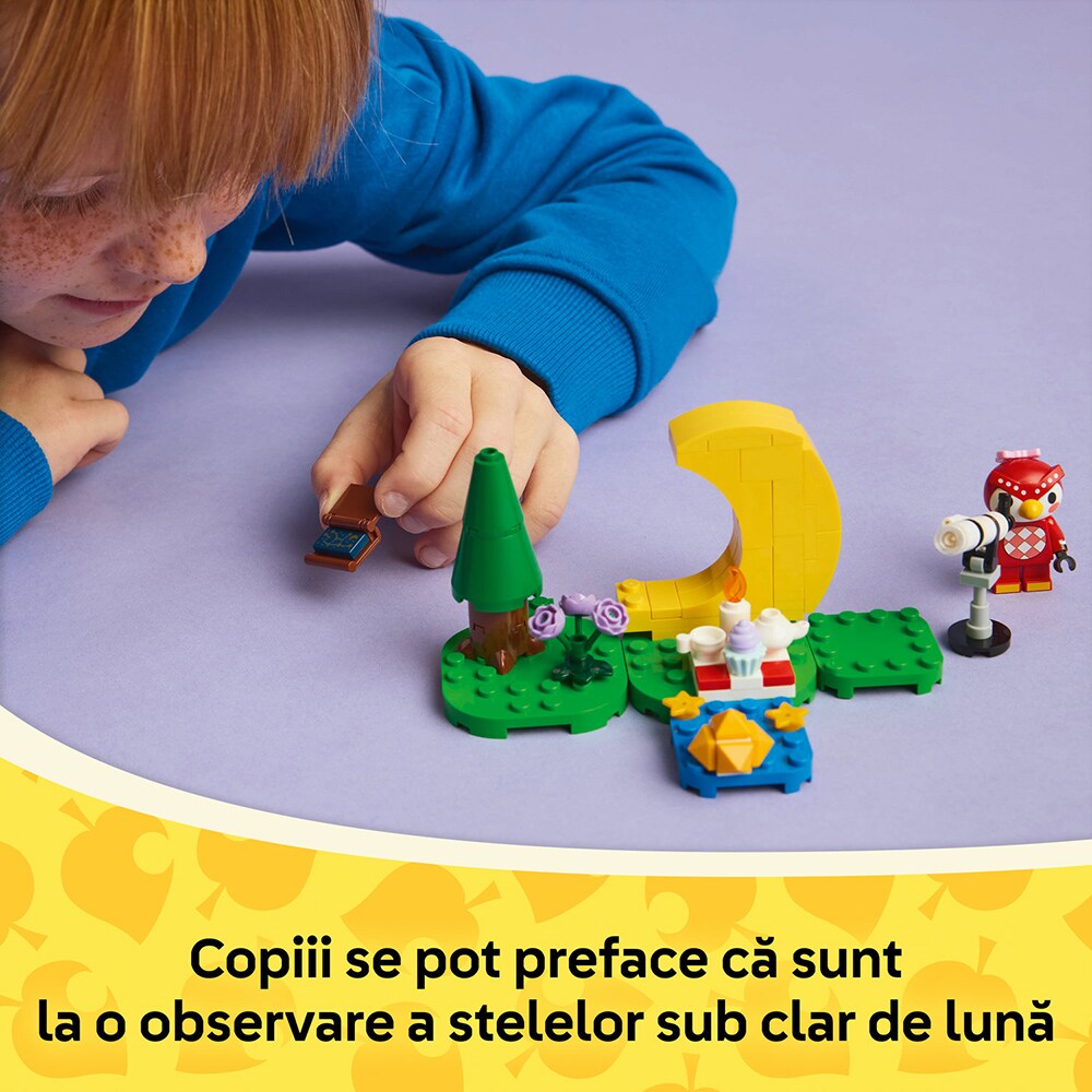 LEGO Animal Crossing: Crossing Observarea stelelor cu Celeste 77053, 6 ani+, 78 piese