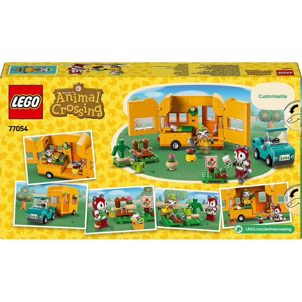 LEGO Animal Crossing: Caravana si magazinul de gradinarit al lui Leif 77054, 7 ani+, 263 piese