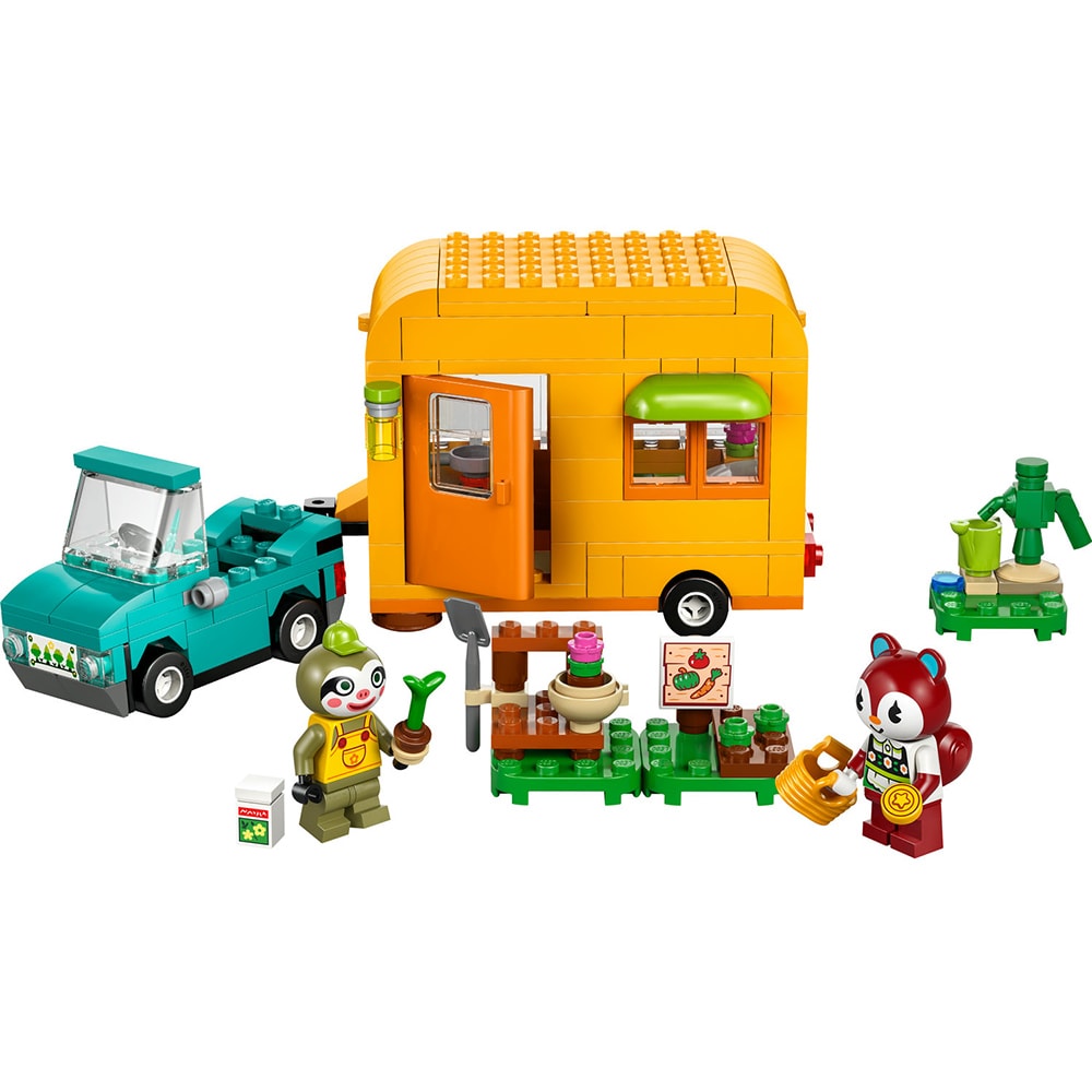 LEGO Animal Crossing: Caravana si magazinul de gradinarit al lui Leif 77054, 7 ani+, 263 piese