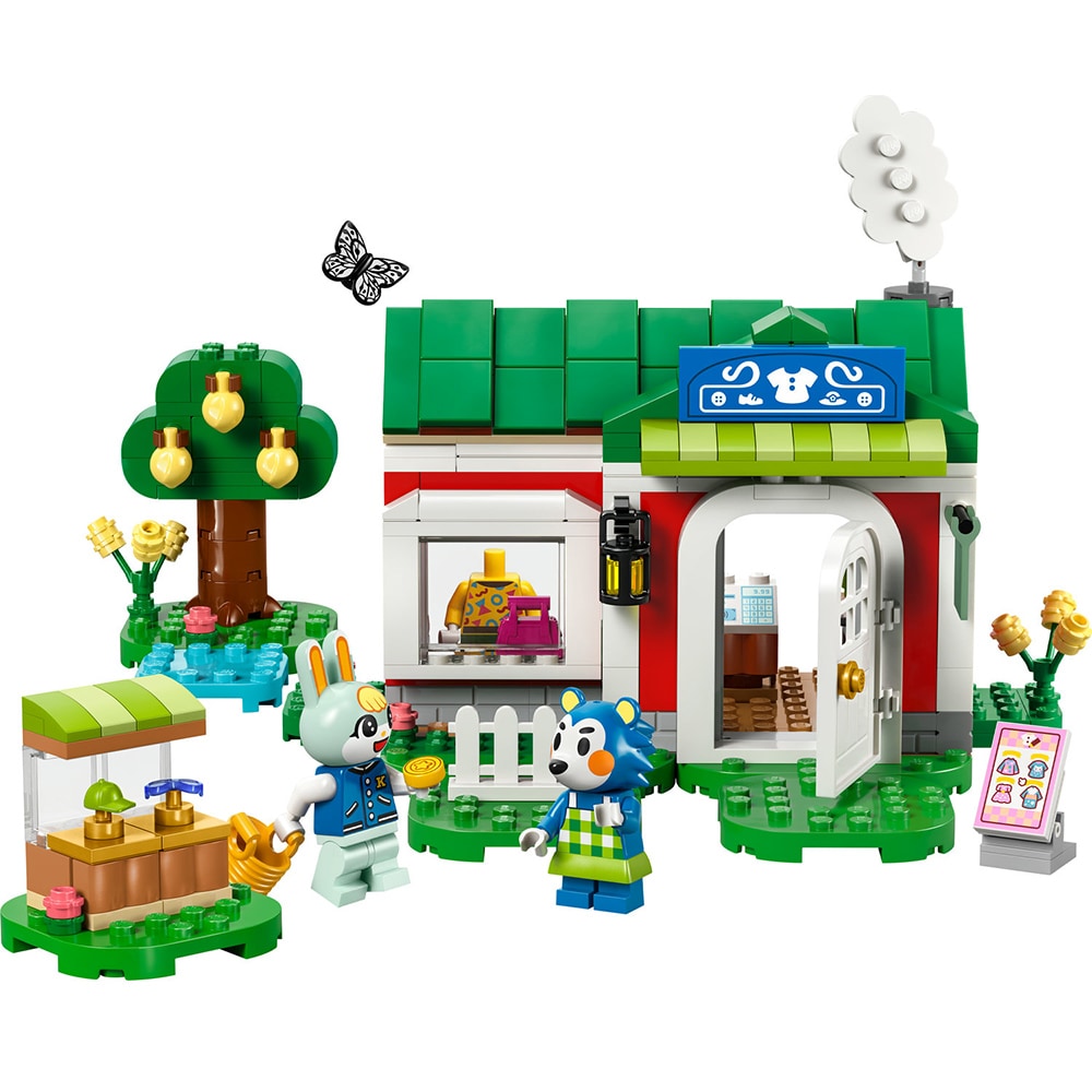 LEGO Animal Crossing: Magazinul de haine detinut de Able Sisters 77055, 6 ani+, 322 piese