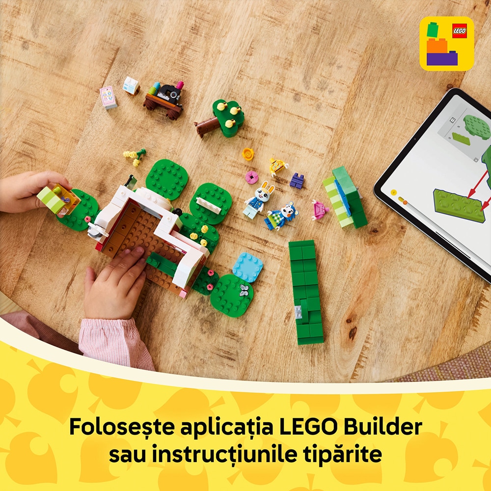 LEGO Animal Crossing: Magazinul de haine detinut de Able Sisters 77055, 6 ani+, 322 piese