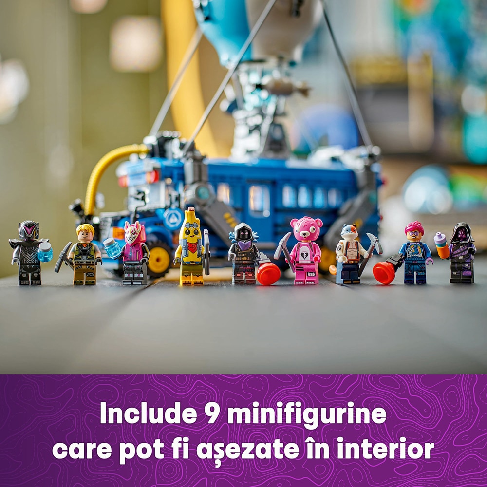 LEGO Fortnite: Battle Bus 77073, 9 ani+, 954 piese