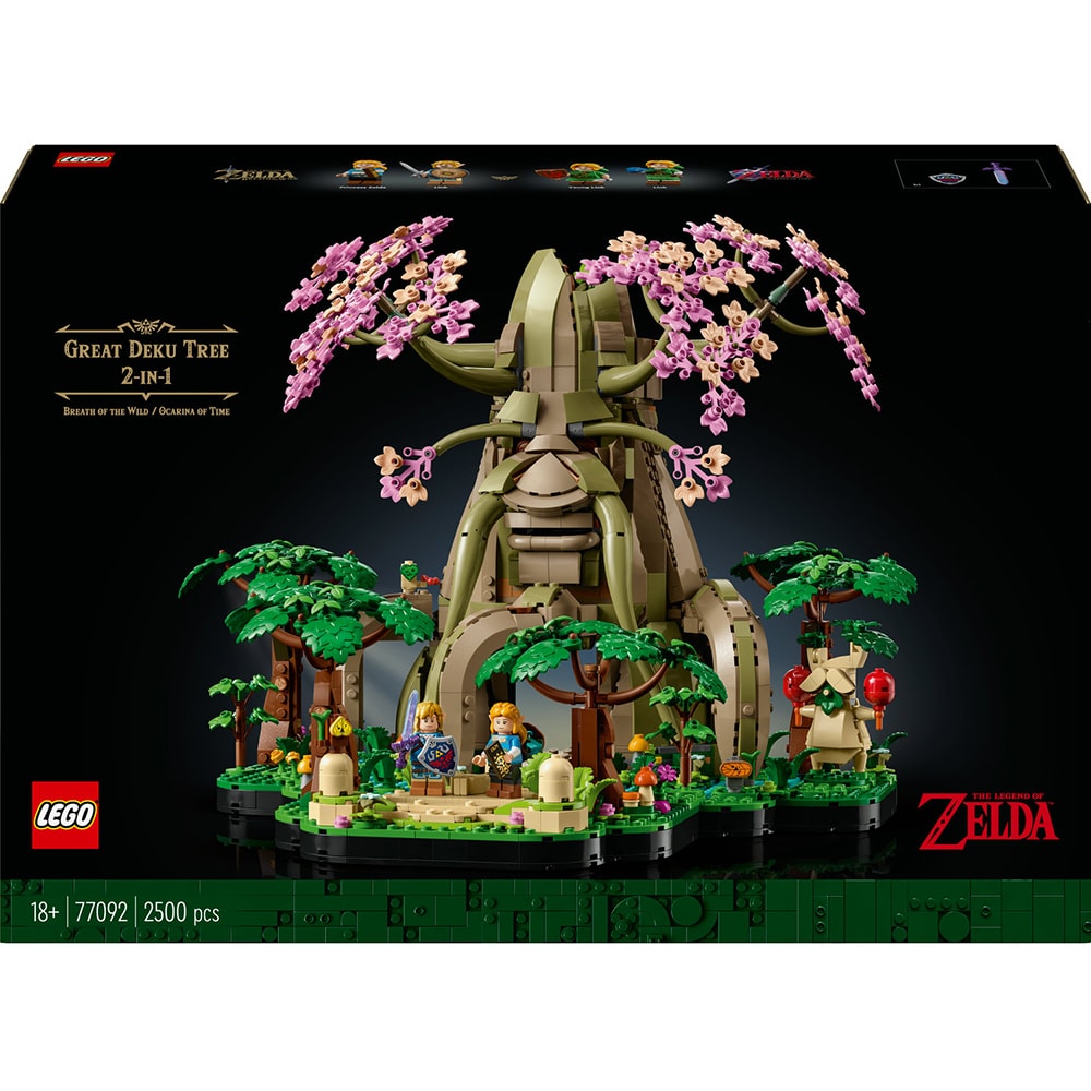 LEGO The Legend of Zelda: Great Deku Tree 2in1 77092, 18 ani+, 2500 piese