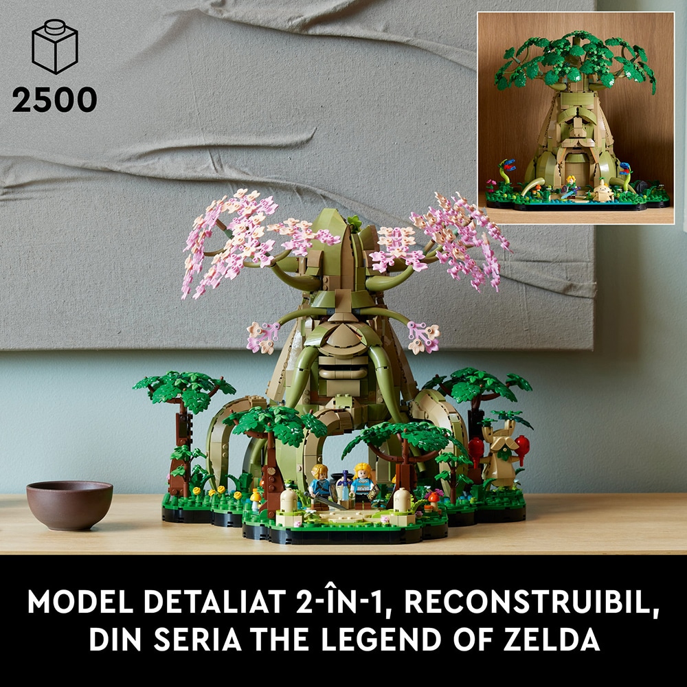 LEGO The Legend of Zelda: Great Deku Tree 2in1 77092, 18 ani+, 2500 piese
