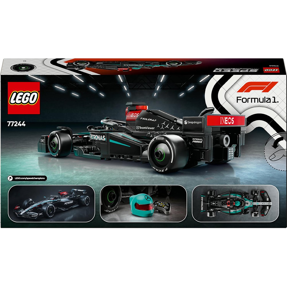 LEGO Speed Champions: Formula 1 - Masina de curse Mercedes-AMG F1 W15 77244, 10 ani+, 267 piese