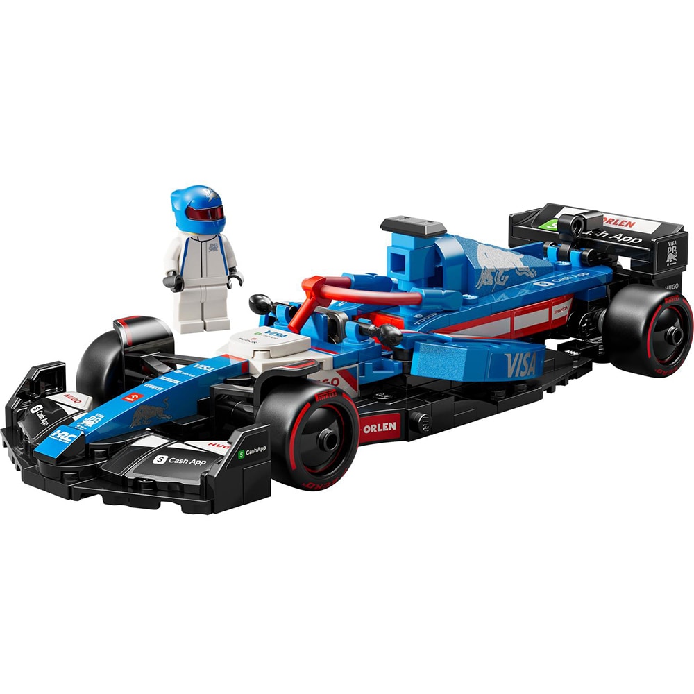 LEGO Speed Champions: Masina de curse F1 Visa Cash App RB VCARB 01 77246, 18 ani+, 248 piese