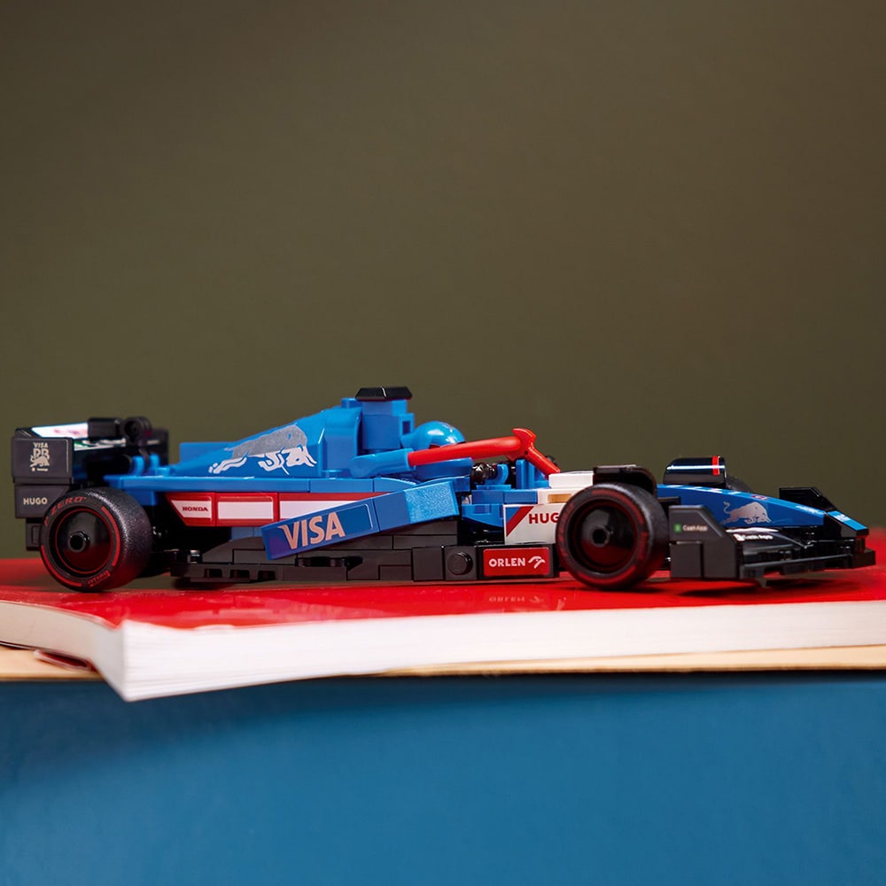 LEGO Speed Champions: Masina de curse F1 Visa Cash App RB VCARB 01 77246, 18 ani+, 248 piese