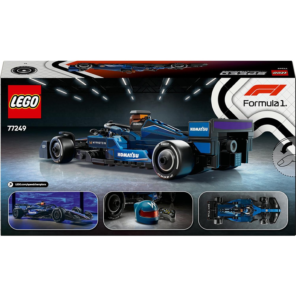 LEGO Speed Champions: Masina de curse F1 Williams Racing FW46 77249, 10 ani+, 263 piese