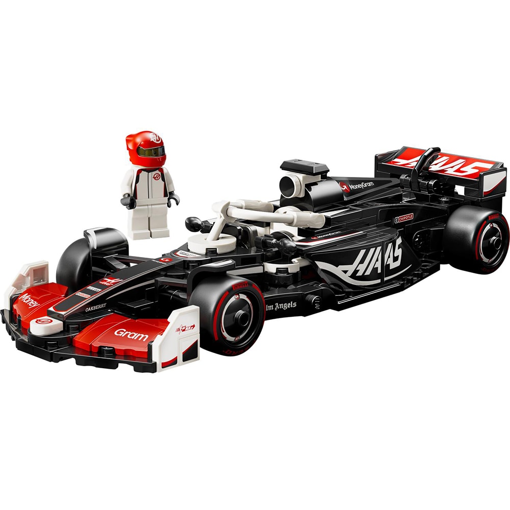 LEGO Speed Champions: Masina de curse MoneyGram Haas F1 Team VF-24 77250, 10 ani+, 242 piese