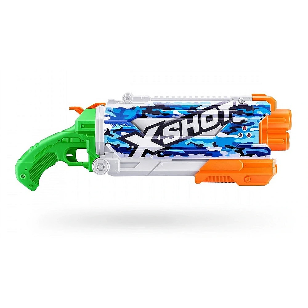 Jucarie de rol X-SHOT Skins Shotgun - Water Camo SH118553O, 5 ani+, multicolor