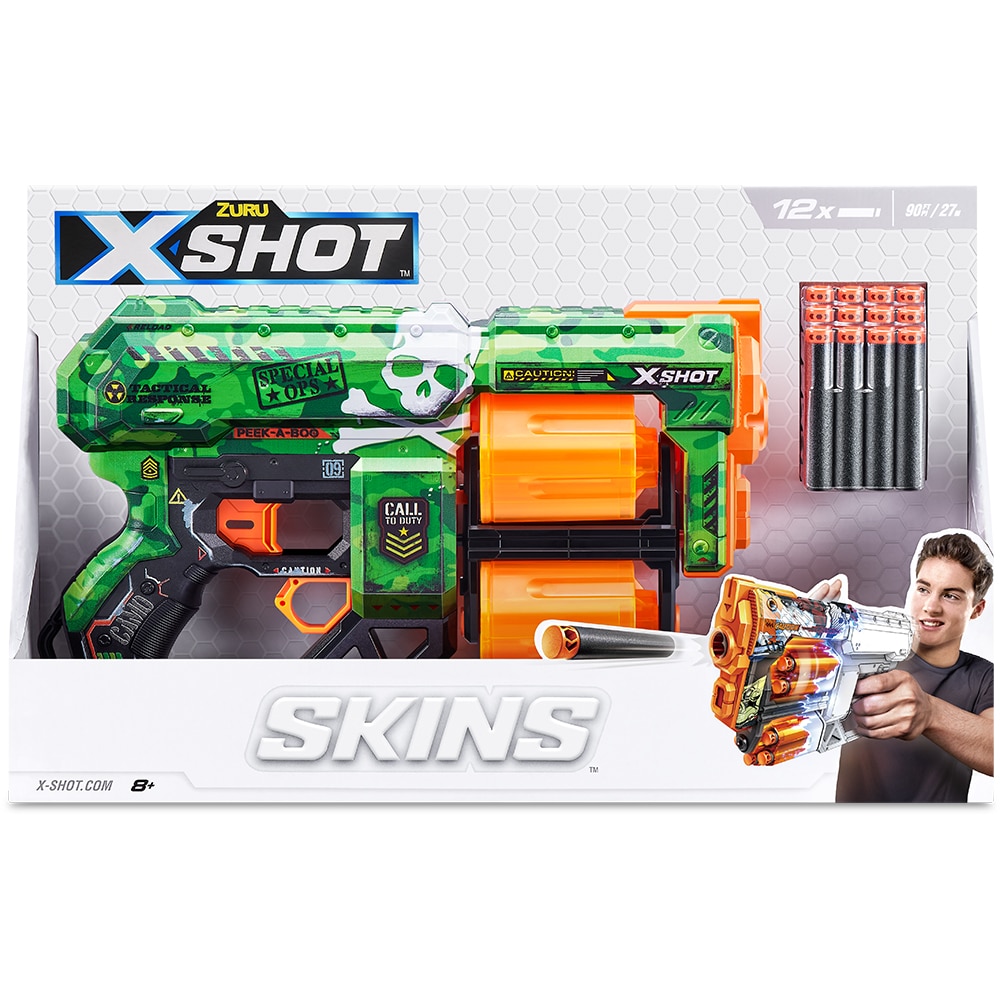 Jucarie de rol X-SHOT Excel Skins Dread - Sricker SH36517O, 8 ani+, multicolor