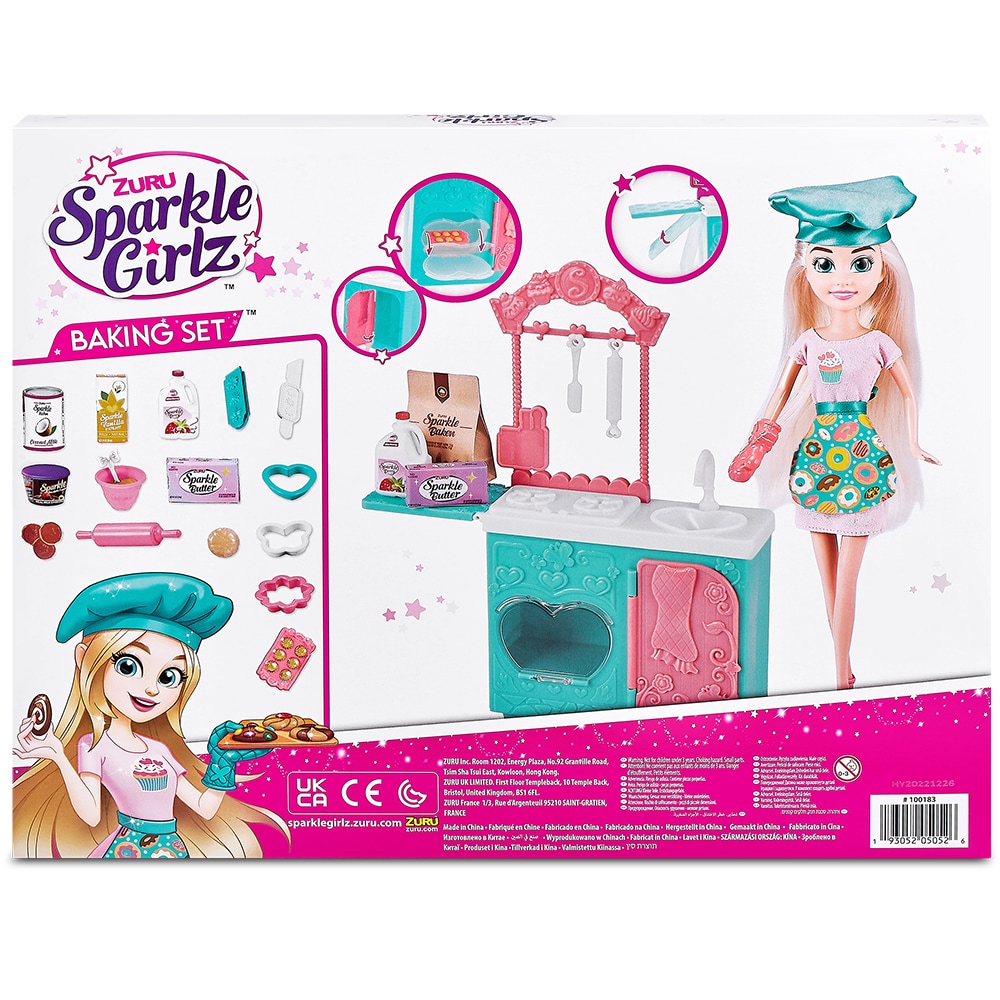 Set papusa SPARKLE GIRLZ Patiserie SK100183O, 3 ani+, multicolor