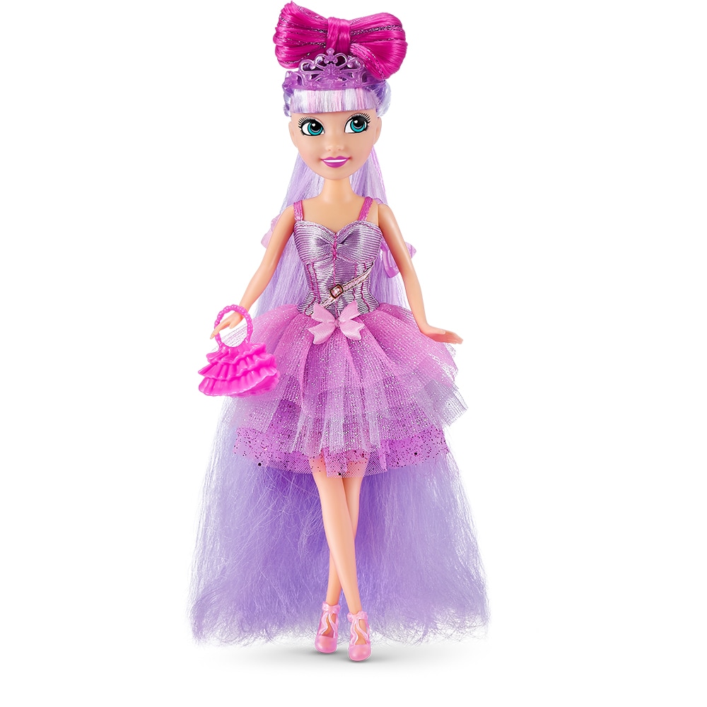 Papusa SPARKLE GIRLZ Hair Dreams SK100313O, 3 ani+, mov-roz