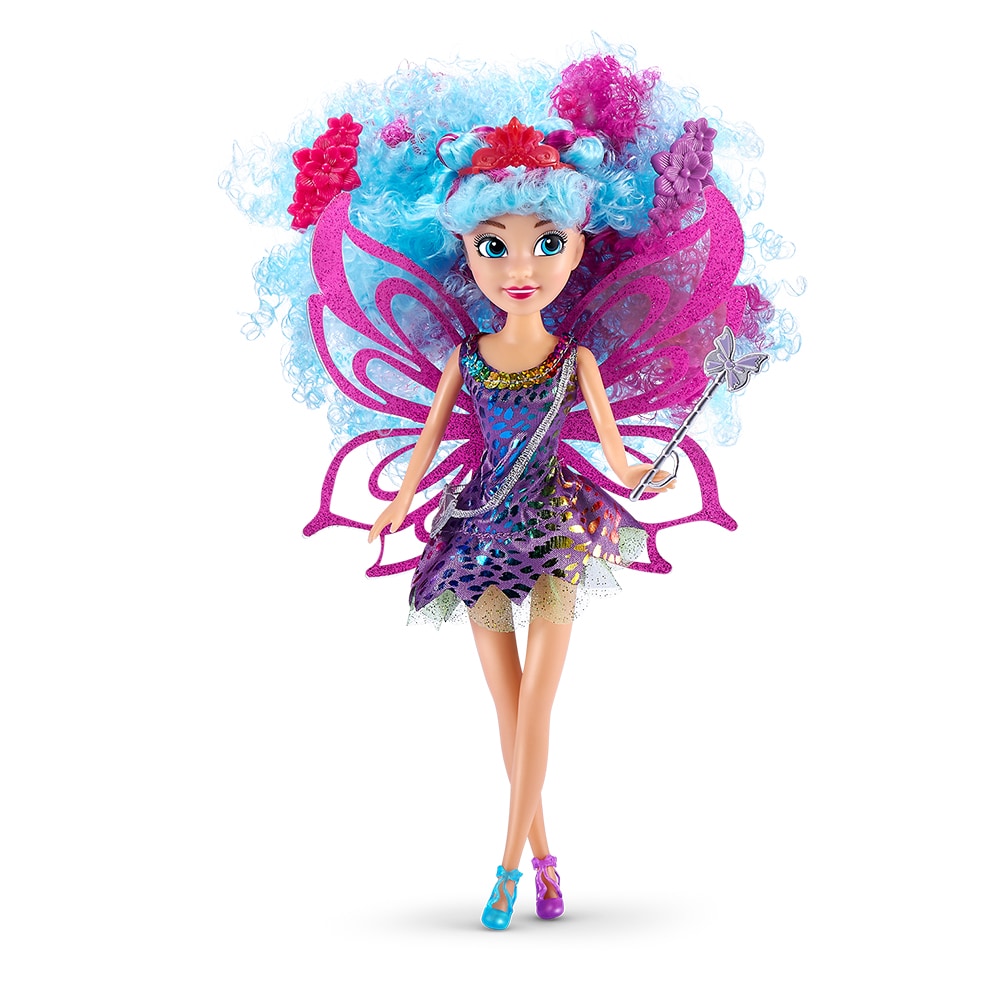 Papusa SPARKLE GIRLZ Hair Dreams SK100313O, 3 ani+, mov-roz