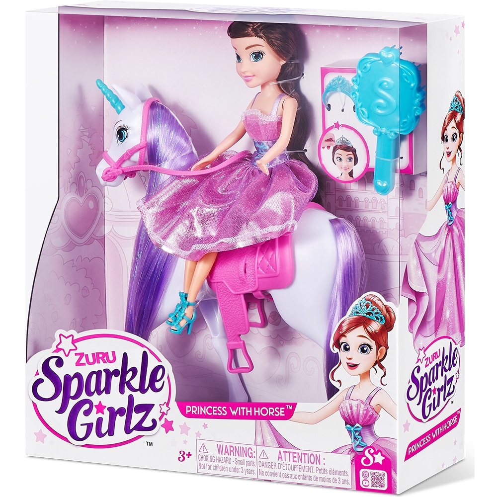 Set papusa  SPARKLE GIRLZ Unicorn SK100413O, 3 ani+, multicolor