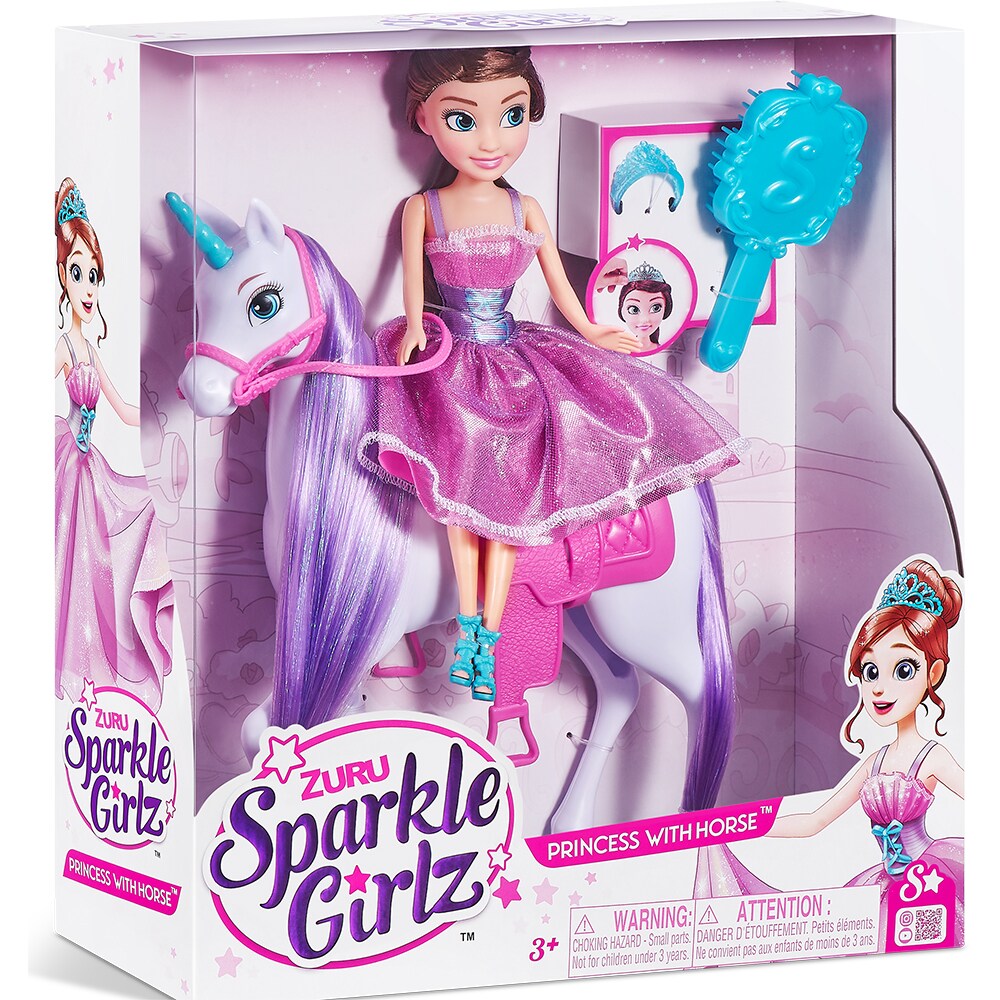 Set papusa  SPARKLE GIRLZ Unicorn SK100413O, 3 ani+, multicolor