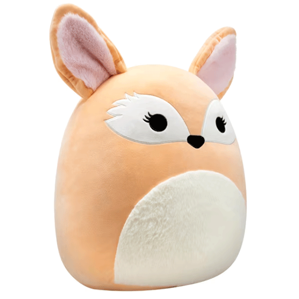 Jucarie de plus SQUISHMALLOWS Pace SQ24141O, 3 ani+, portocaliu-alb