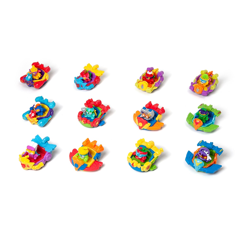 Set figurine SUPERTHINGS Kazoom Kids - Vehicul Slider SZ8003O, 3 ani+, multicolor