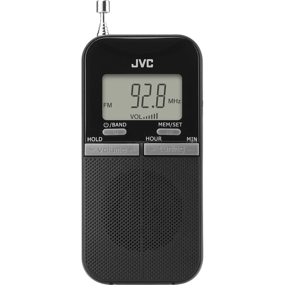 Radio portabil JVC RA-E411B, digital, negru