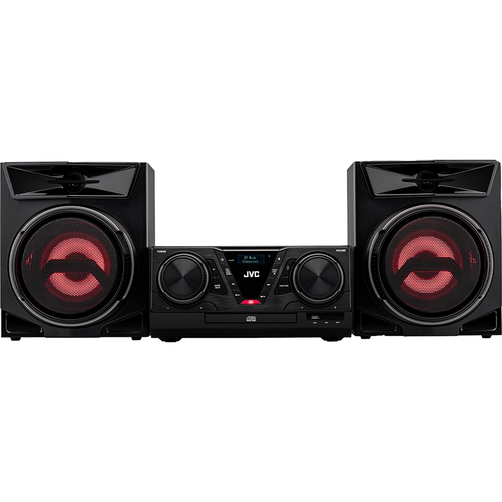 Sistem audio JVC MX-E325B, 100W, Bluetooth, USB, CD, Radio FM, negru