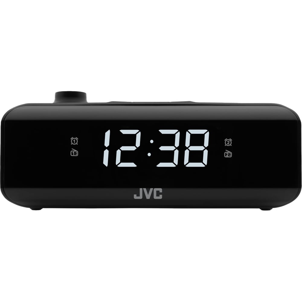 Ceas cu alarma JVC RA-E211B, negru